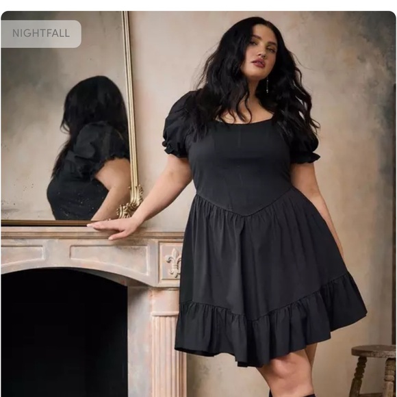 torrid Dresses & Skirts - #T311- NWOT - Torrid Nightfall Corset Midi Dress- sz 18